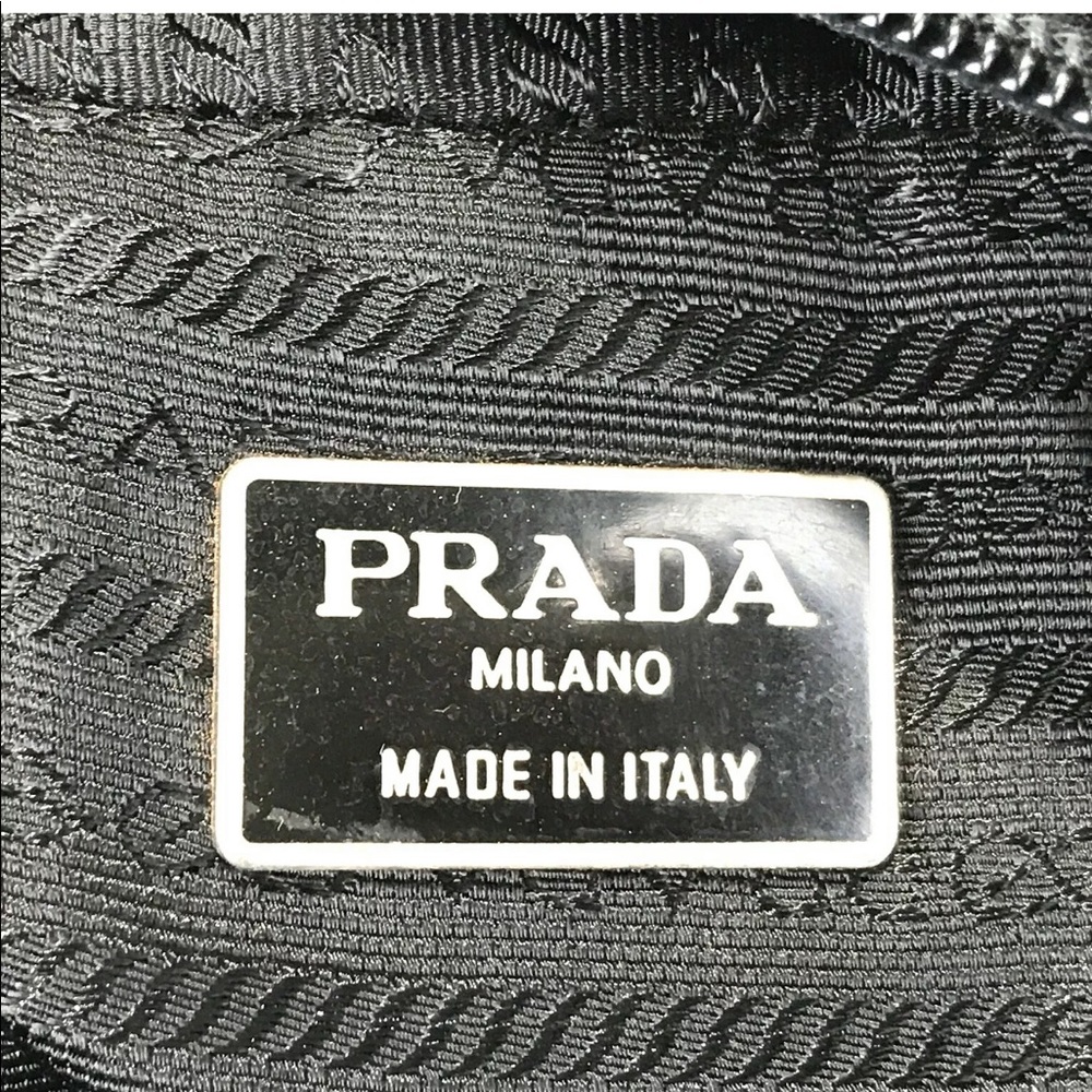 Prada backpack nylon black used 272-10-o - Picture 5 of 16